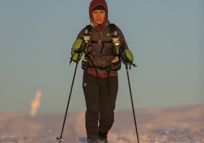 Hành trình vượt qua 224km lạnh tê buốt ở Bắc Cực của cô gái Việt - Ảnh 2.