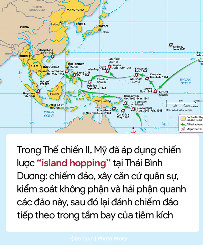 Khoe kinh nghiệm xóa sổ các đảo nhỏ trong Thế chiến II: Mỹ không đùa với Trung Quốc? - Ảnh 1.