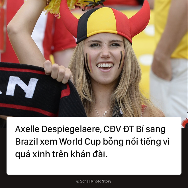 [PHOTO STORY]: Các fan nữ xinh đẹp, nóng bỏng nổi bật trên các khán đài World Cup 2014 giờ ra sao? - Ảnh 7.