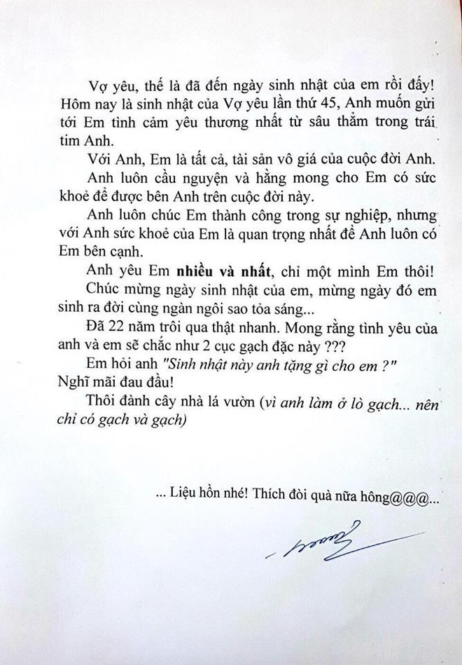 Chồng bạo gan gửi tặng vợ 1 thùng gạch vào ngày sinh nhật, con gái tiết lộ cái kết bất ngờ - Ảnh 5.