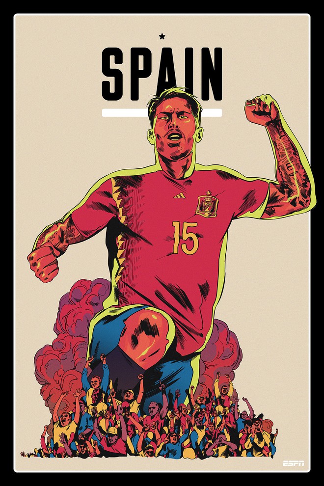 Ronaldo, Messi, Salah đẹp lồng lộng trong bộ poster cổ động World Cup 2018 - Ảnh 15.