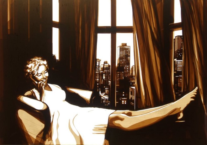 Những tác phẩm của Max Zorn - họa sĩ trẻ chỉ thích vẽ tranh bằng băng dính - Ảnh 2.