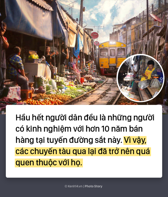 Ở Thái Lan có 1 khu chợ nằm chình ình ngay trên đường ray tàu hỏa - Ảnh 5.