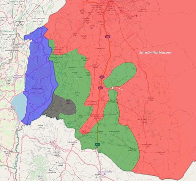 Một nhóm “nổi dậy ôn hòa” lớn đầu hàng quân đội Syria ở Daraa - Ảnh 1.