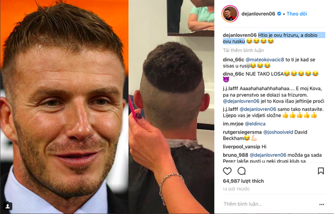 Thuê thợ Nga tạo kiểu tóc Beckham, sao trẻ Croatia nhận về mái tóc xấu tệ - Ảnh 1.