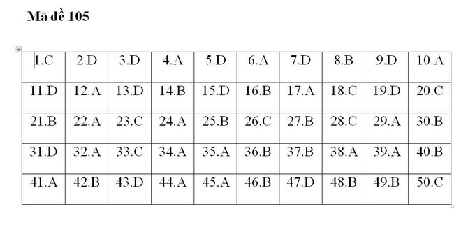 Gợi ý đáp án 24 mã đề thi môn Toán kỳ thi THPT Quốc gia 2018 - Ảnh 2.