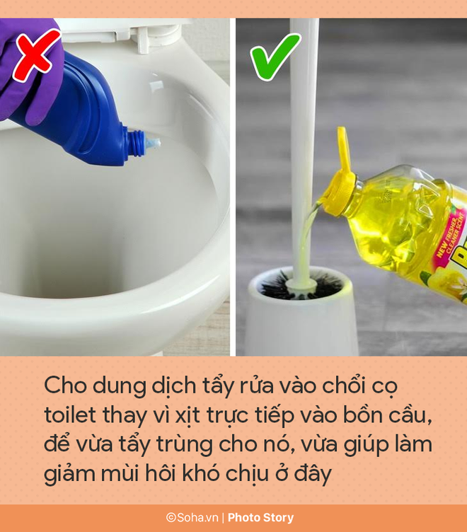 8 mẹo chùi rửa và dọn dẹp thông minh vừa hiệu quả lại tiết kiệm thời gian - Ảnh 2.