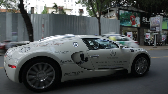 Bugatti Veyron của ông Đặng Lê Nguyên Vũ có thể phải để xe tải cõng qua đường xấu - Ảnh 4.