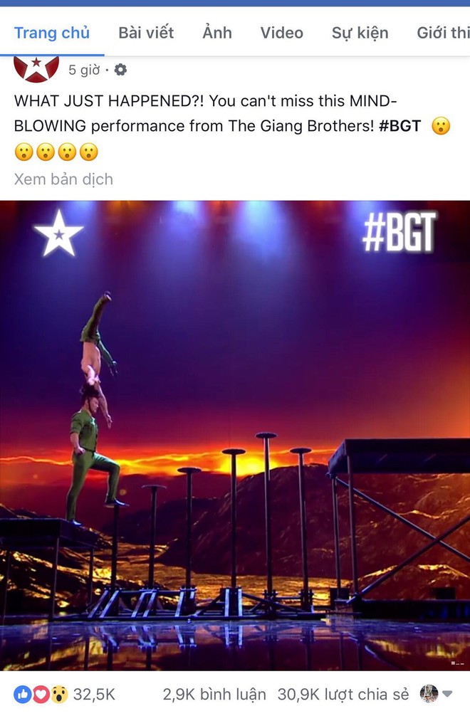 Trên fanpage Britains Got Talent , clip của Quốc Cơ - Quốc Nghiệp làm nên điều bất ngờ - Ảnh 2.