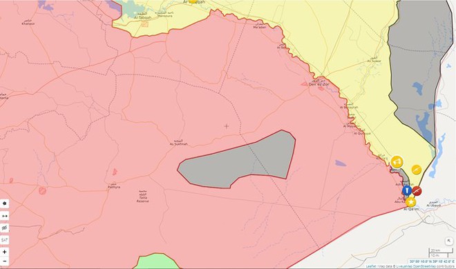Qu&acirc;n đội Syria dồn IS v&agrave;o cửa tử tr&ecirc;n sa mạc tỉnh Homs, Deir Ezzor - Ảnh 1.