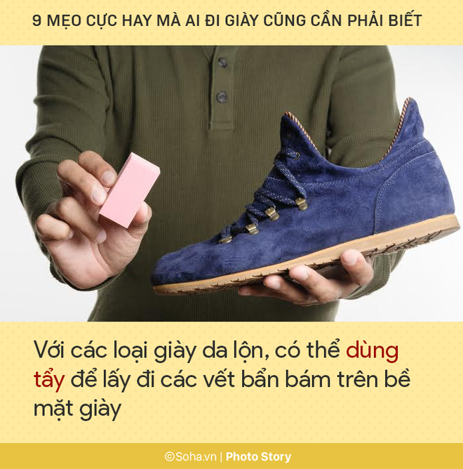 [PHOTO STORY] 9 mẹo cực hay, ai đi giày cũng nên biết - Ảnh 6.