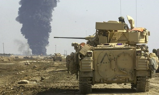 Ám ảnh trận chiến của quân đội Mỹ nhằm lật đổ Tổng thống Iraq Hussein - Ảnh 3.
