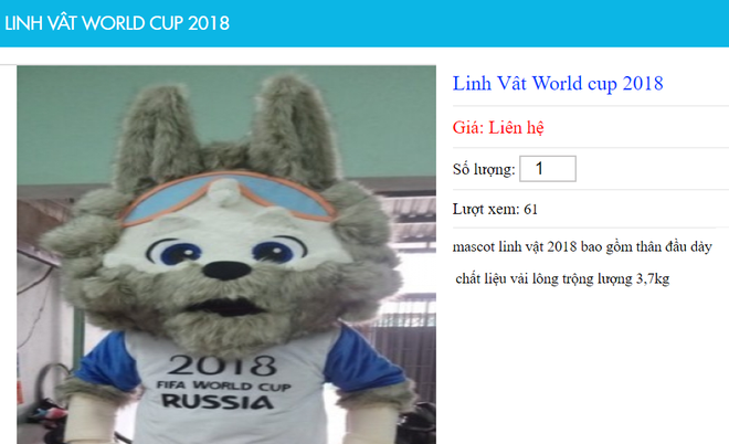 Ăn theo linh vật World Cup 2018, kinh doanh hốt bạc - Ảnh 2.