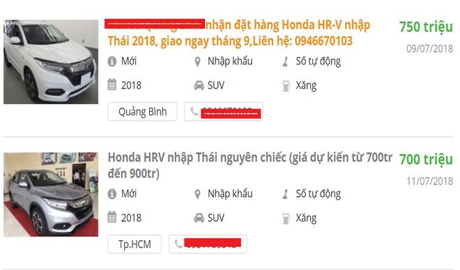 Sự thật sau lời rao bán Honda HR-V rẻ hơn 10 - 50 triệu đồng của đại lý - Ảnh 1.