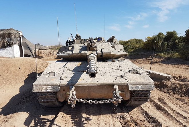 Ảnh: Sức mạnh “vua tăng” Merkava Mk-4 của quân đội Israel - Ảnh 2.