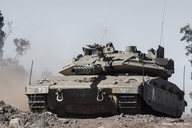 Ảnh: Sức mạnh “vua tăng” Merkava Mk-4 của quân đội Israel - Ảnh 3.