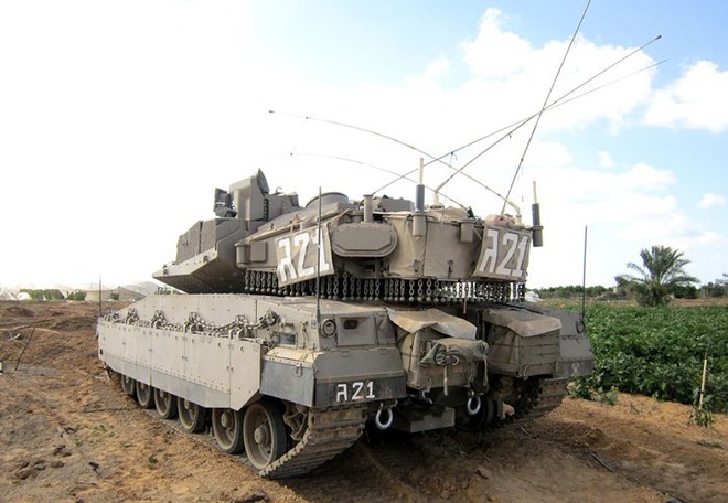 Ảnh: Sức mạnh “vua tăng” Merkava Mk-4 của quân đội Israel - Ảnh 5.