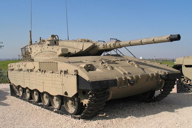 Ảnh: Sức mạnh “vua tăng” Merkava Mk-4 của quân đội Israel - Ảnh 10.