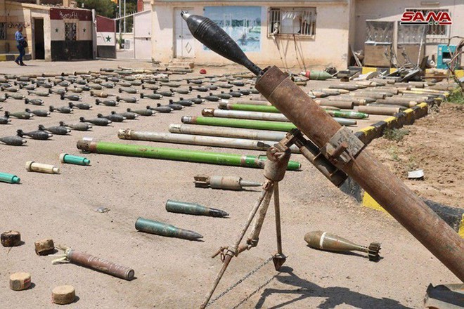 Quân đội Syria phát hiện hầm ngầm vũ khí của IS ở Deir Ezzor - Ảnh 3.