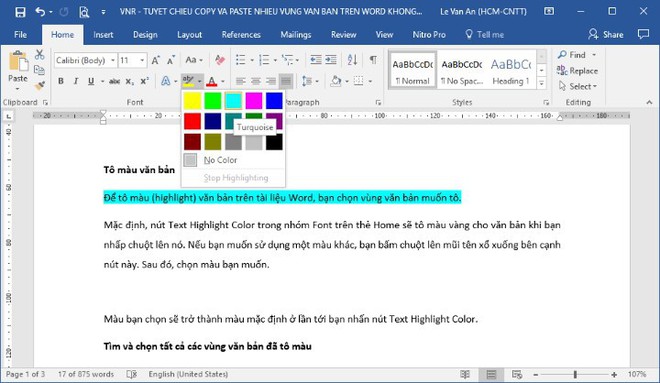 Thủ thuật copy và paste nhiều vùng chọn cùng lúc trên Microsoft Word không cần cài thêm phần mềm - Ảnh 1.