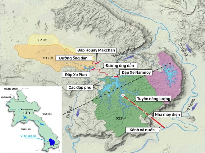 Đập thủy điện vừa vỡ tại Lào có quy mô như thế nào? - Ảnh 1.