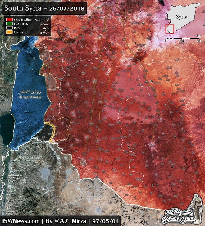 “Hổ Syria”, sư đoàn cơ giới số 4 tốc chiến chiếm thêm loạt cứ địa IS ở Yarmouk, Daraa - Ảnh 2.