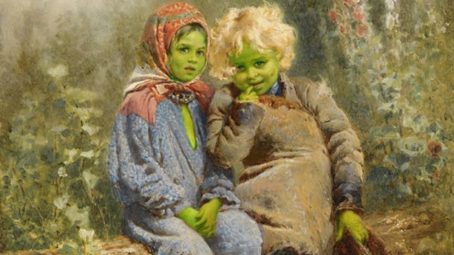 Câu chuyện hai đứa trẻ da xanh vùng Woolpit gây tò mò qua nhiều thế kỷ: Chỉ ăn hạt đậu sống, mặc trang phục kỳ lạ và nói thứ ngôn ngữ bí ẩn - Ảnh 1.