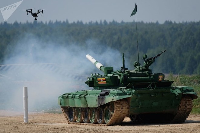Hình ảnh cuộc đua xe tăng Tank Biathlon tại Hội thao Army Games 2018 - Ảnh 1.