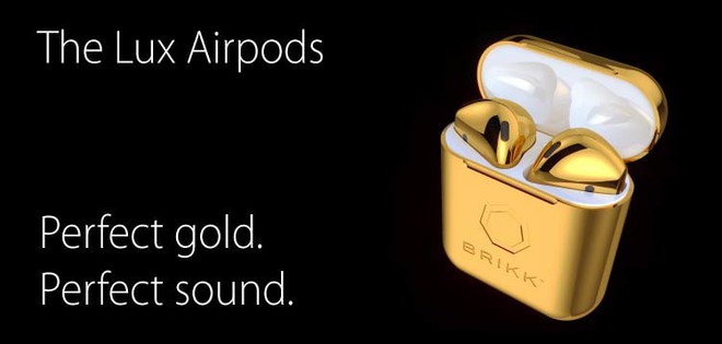 Ngắm tai nghe AirPods sang chảnh phiên bản vàng 24K, giá 232 triệu đồng - Ảnh 2.