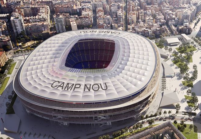 Barca nâng giá bán tên sân Nou Camp lên mức 300 triệu euro - Ảnh 1.