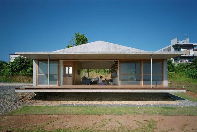 Ngôi nhà ở Nhật có thiết kế mở, gần gũi với thiên nhiên - Ảnh 1.