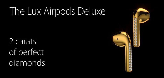 Ngắm tai nghe AirPods sang chảnh phiên bản vàng 24K, giá 232 triệu đồng - Ảnh 3.