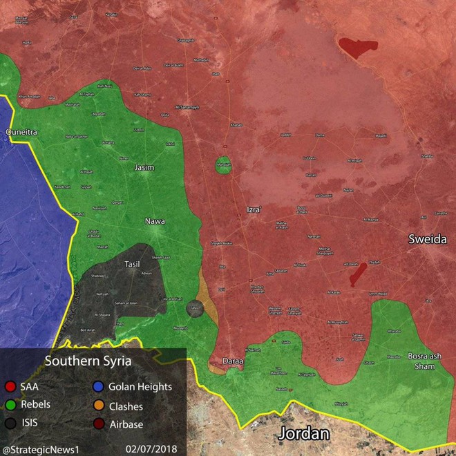 Trận chiến Nam Syria đến hồi kết thúc: Nga buộc Israel phải quy hàng? - Ảnh 1.