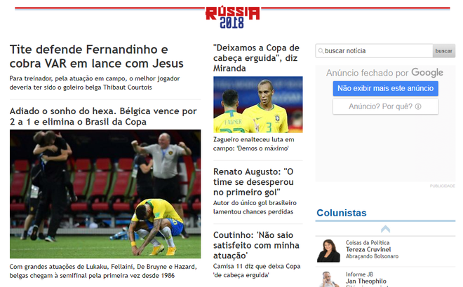 Báo Brazil ngỡ ngàng, không cảm xúc trong ngày đội nhà bị Bỉ loại khỏi World Cup - Ảnh 5.