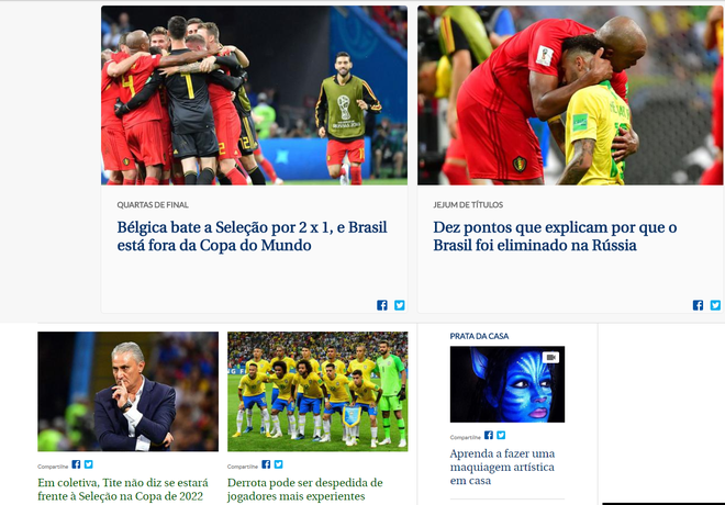 Báo Brazil ngỡ ngàng, không cảm xúc trong ngày đội nhà bị Bỉ loại khỏi World Cup - Ảnh 7.