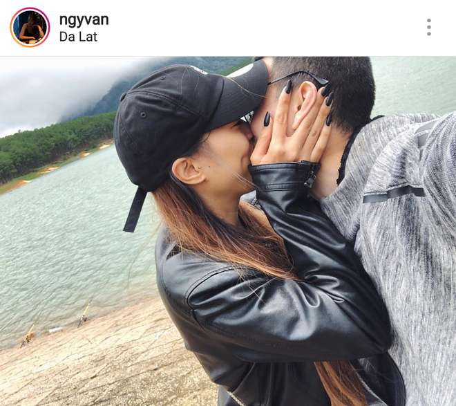 Huỳnh Anh công khai hôn bạn gái say đắm ngọt ngào tại Đà Lạt - Ảnh 1.