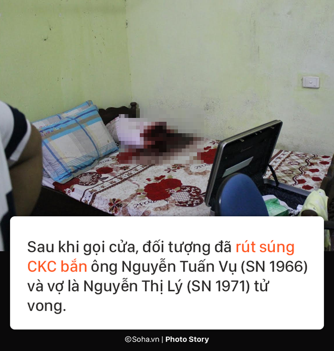 [PHOTO STORY] Hiện trường vụ hung thủ dùng súng CKC bắn chết vợ chồng giám đốc ở Điện Biên - Ảnh 2.