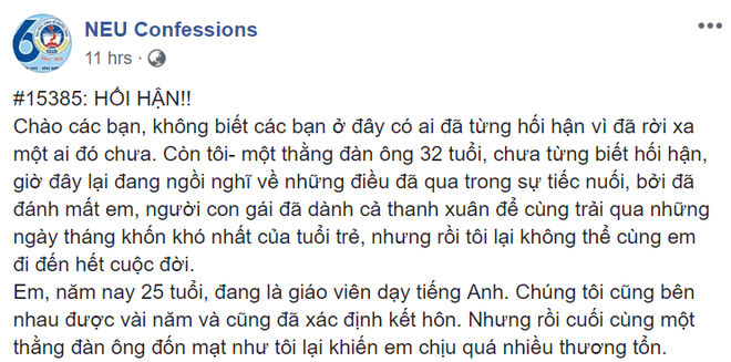 Chia tay để yêu người khác rồi hối hận nói phải trân trọng người cũ, chàng trai ăn cả rổ gạch đá từ cư dân mạng - Ảnh 1.