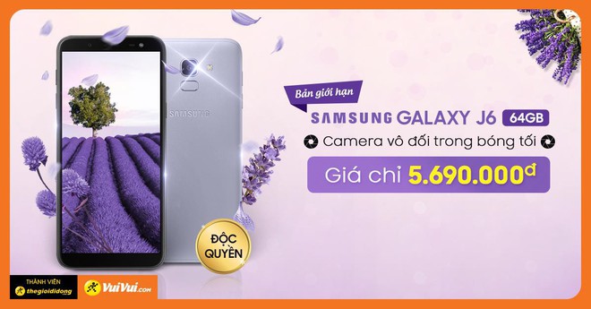 Những thay đổi nổi bật của  Galaxy J6 Lavender khiến người dùng săn đón - Ảnh 4.