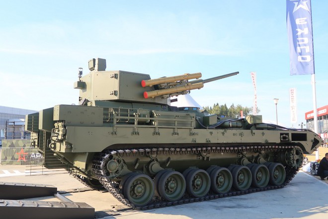 Nga giới thiệu xe chiến đấu bộ binh T-15 với module chiến đấu mới - Ảnh 1.