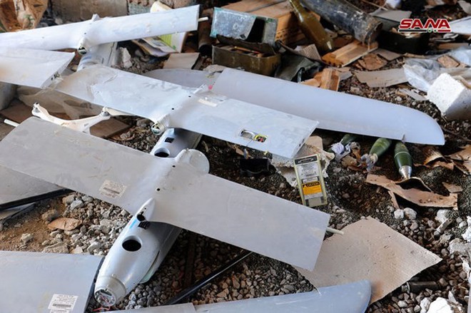 Quân đội Syria chiếm kho vũ khí lớn của IS, có cả UAV Israel - Ảnh 8.