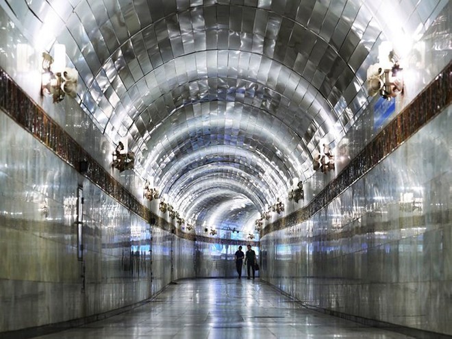 Ảnh: Khám phá ga tàu điện ngầm chống bom hạt nhân bí mật ở Uzbekistan - Ảnh 6.