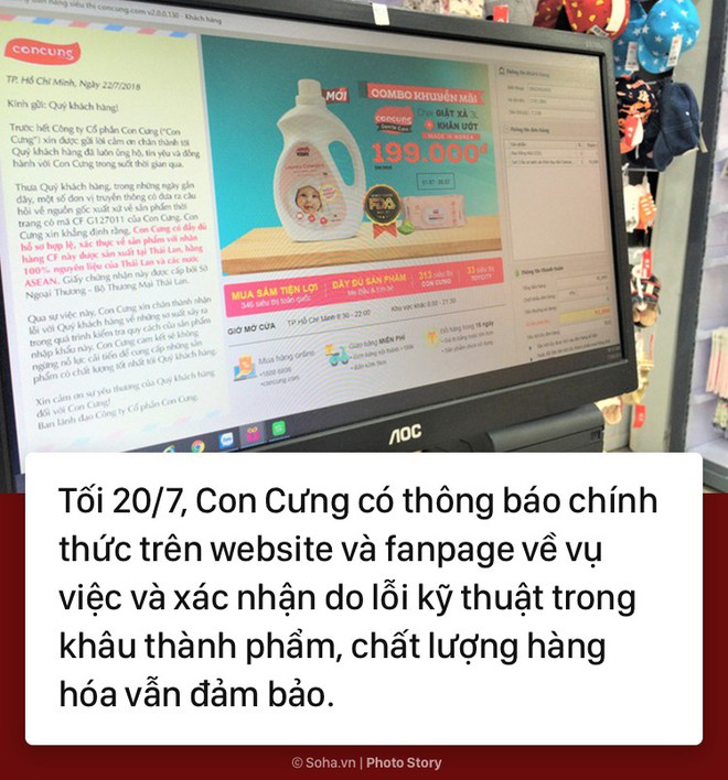 [Photo Story] Toàn cảnh vụ lùm xùm về sản phẩm của Con Cưng - Ảnh 3.