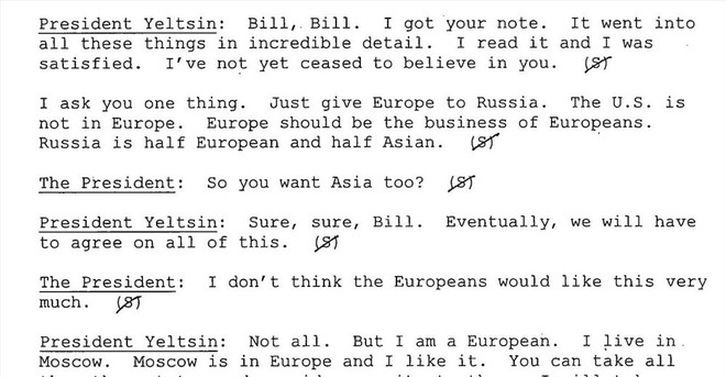 Tiết lộ tài liệu mật về Boris Yeltsin và Bill Clinton những năm 90 - Ảnh 3.