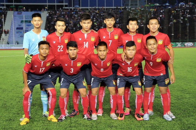 Dính đòn đau điếng, Lào chịu chung số phận với U16 Việt Nam - Ảnh 1.