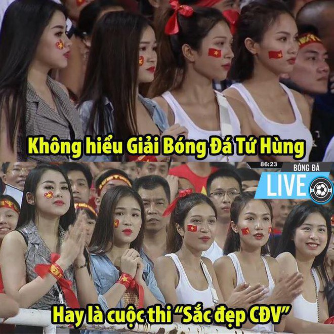 Bị chê làm màu đi cổ vũ U23 Việt Nam, hot girl có màn đáp trả gây bất ngờ - Ảnh 2.