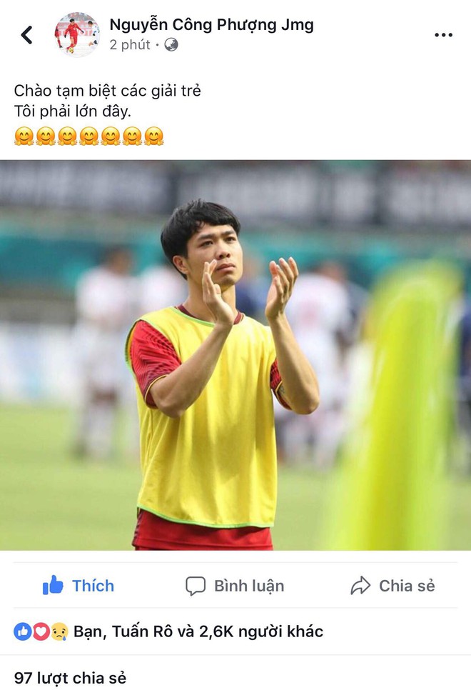 Công Phượng, Văn Toàn cùng nhiều cầu thủ nói lời tạm biệt U23 Việt Nam sau thất bại trước UAE - Ảnh 3.
