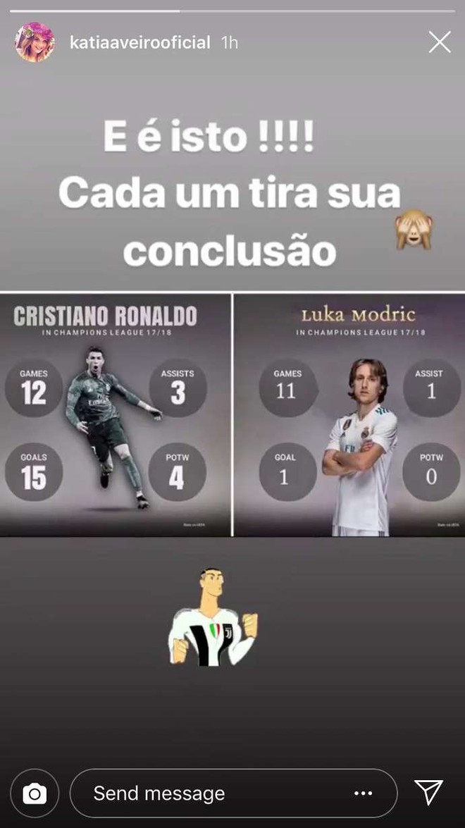 Bực mình hộ em trai, chị gái Ronaldo mỉa mai Luka Modric - Ảnh 1.