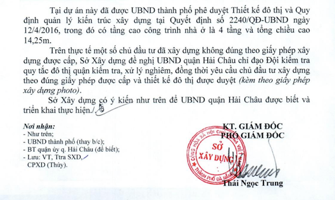 Xây dựng không đúng phép tại tổ hợp của Quốc Cường Gia Lai - Ảnh 1.