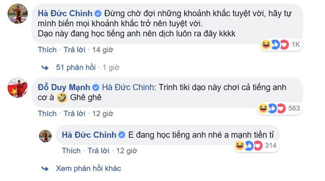 Cứ tưởng đăng status tiếng Anh sẽ được nhiều like, cuối cùng ai cũng nghĩ Đức Chinh đang... bị hack Facebook - Ảnh 4.